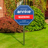 10" Heavy Duty 100% Aluminum Security Sign