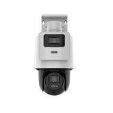 Dual-Lens 4MP + 4MP Panorama & Detail PoE PT Network Camera with NightChroma™
