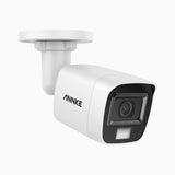 3K Smart Dual Light Audio Fixed Mini Bullet TVI Camera(White)
