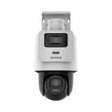 Dual-Lens 4MP + 4MP Fixed Lens PoE PT Network Camera