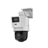 Dual-Lens 4MP + 4MP Panorama & Detail PoE PT Network Camera with NightChroma™