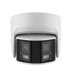 4MP Smart Security Turret Camera with Panoramic View and AI Detection